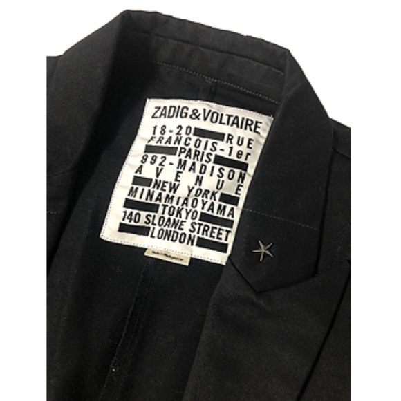 Zadig & Voltaire Virginia Grunge Jacket - Picture 3 of 4